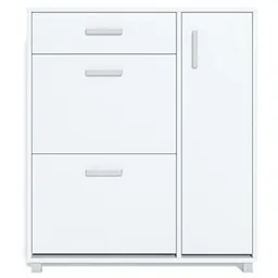 Raft pentru încălțăminte Fabrik Home №05 Комод-тумба обувная белый ясень