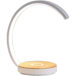 Lampă de masă și corp de iluminat Elmos led DT-LM-0012A 12w 220v 4000k ip20 alb+lemn