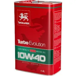 Ulei Wolver 10W-40 Turbo Evolution CI-4/SL 4L ж/б
