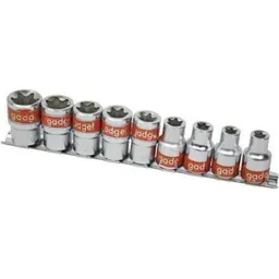 Set de tubulare, bite, duze Gadget tools 330577 набор головок Torx 1/2, 9шт.