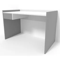 Masă de birou Smartex M3 130cm Alb/Grafit