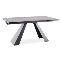 Masă Signal Salvadore ceram (160-240)X90 szary/czar mat