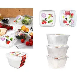 Container alimentare Snips 45452 3шт, 1l, 15x15x8.5cm