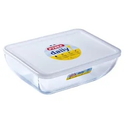 Formă de copt Pyrex Daily tava + capac 3.5L (Cadou Hansa)