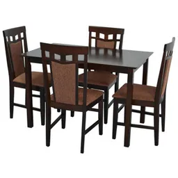 Set masă și scaune Evelin di Costacurta стол Gloria Chocolate + 4 стула Deepa R Chocolate/Brown