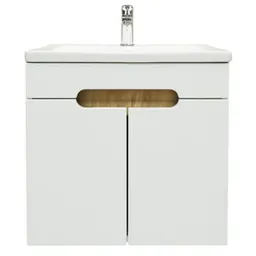 Dulap pentru lavoar Bayro подвесной Etna Duo под умыв. Argo 500 белый мат