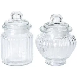 Container alimentare Excellent Houseware 41416 Банка стеклянная 310ml, 12cm, 2 дизайн