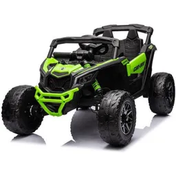 Mașină electrică pentru copii Richi CA003/1 verde ATV CAN-AM
