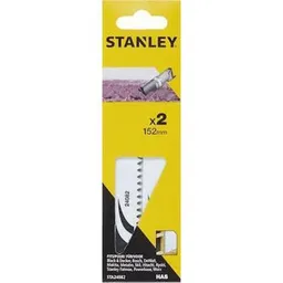 Accesoriu pentru fierăstrăie Stanley STA24082-XJ FatMax Panza ferestrau sabie p/u gipscarton 152mm (2buc.)