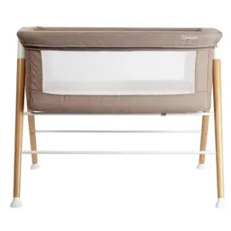 Pătuț BabyGo BGO-4362 Patut cu cadru din lemn Goodnight Beige