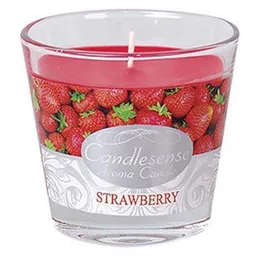 Lumânare Promstore 45348 Zniczplast Свеча ароматизированная в стакане 9x8cm, 26час, Клубника