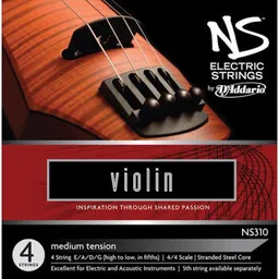 Coarda pentru instrument muzical D’Addario NS 310  Set corzi Electric Violin