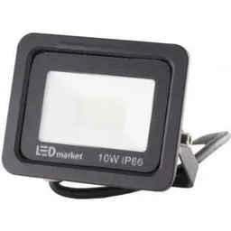 Reflector LED Market Flood Light DOB 10W, 6000K, LEIP-10W, IP66, 120*95*30mm