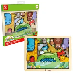 Hape E1656 Puzzle Regatul Animalelor