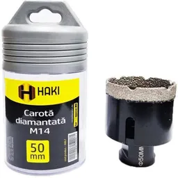 Set de tubulare, bite, duze Haki 4867 Carotă diamantată M14 Ø50mm