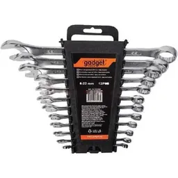 Set de unelte de mână Gadget tools 233302 набор гаечных ключей 6-22мм, 12шт. CR-V. SATIN