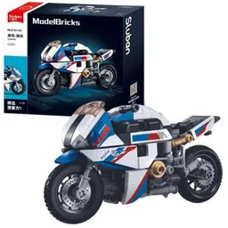 Set de construcție Sluban B1129 Motocicleta S1000MS, scara 1:12, 242 elem.