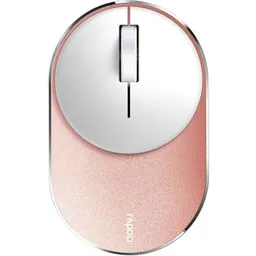 Rapoo 184712 M600 Mini Wireless Multi-Mode Silent Optical Mouse, Pink Golden