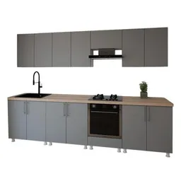 Mobilă pentru bucatarie Smartex (30167) K4 300сm Grafit