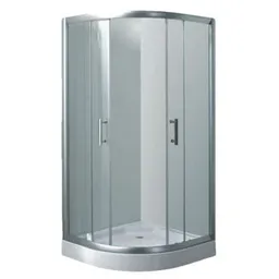 Cabină de duș MPN Cabina de dus, 900X900X1800mm, fara cadita, forma rotunda, sticla transparenta, MPN