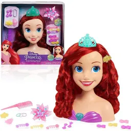 Păpușă Disney DPR 87616F Голова для причесок Basic Ariel Styling Head