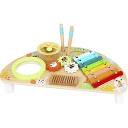 Jucărie muzicală Tooky Toy R25 /17 (70734) Centru muzical din lemn TKC354A