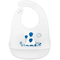 Baveta Akuku BAVETA DIN SILICON CU BUZUNAR  ELEFANT A0506