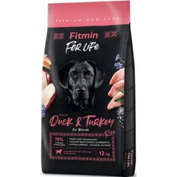 Fitmin NEW dog For Life Duck & Turkey