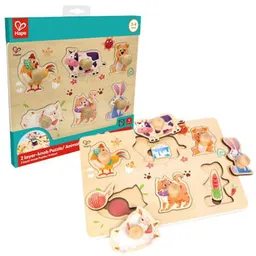 Hape E1655 Puzzle Deșteptel Curtea Fermierului