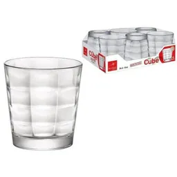 Veselă pentru băuturi Bormioli Rocco 37238 Набор стаканов для воды Cube 6шт 240ml