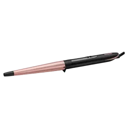 Ondulator de păr BaByliss Conical Wand C454E, Negru/Roz