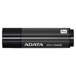 USB Flash Drive Adata S102 Pro, 256Gb, Titanium-Gray