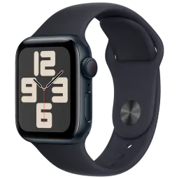 Apple Watch SE 2024 Midnight GPS Sport Band Midnight 40 mm