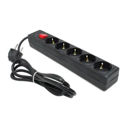 Surge Protector SVEN Optima Base 6 Sockets, 3 m, Black