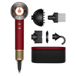 Uscător de păr Dyson Supersonic Nural HD16, Red Velvet/Gold