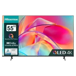 Televizor Hisense 55" QLED SMART 55E7KQ, 3840x2160 4K UHD, VIDAA U6.0, Black