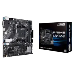 Placă de bază Asus PRIME A520M-K, Black
