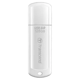 USB Flash Drive Transcend JetFlash 730, 128 Gb, White