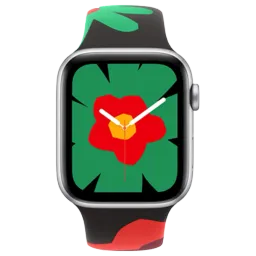Apple Watch SE 3 Silver GPS Sport Band Unity Bloom 44 mm