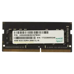 Memorie RAM Apacer AS04GGB26CQTBGH, 4GB, Black