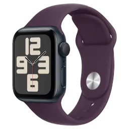 Apple Watch SE 2 gen2 Midnight GPS Sport Band Plum 40 mm