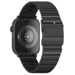 Curea metalică Apple Watch 42/44/45 mm, Black