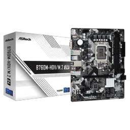Placă de bază ASRock B760M-HDV/M.2 D4, Black