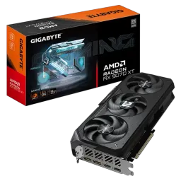 Placă video Gigabyte Radeon RX 9070 XT GAMING OC, Black