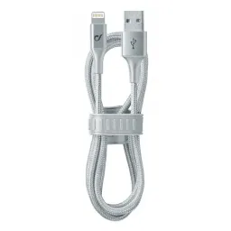 Cablu încărcare și sincronizare Cellularline Satellite MFI, Lightning/USB Type-A, 1m, Argintiu
