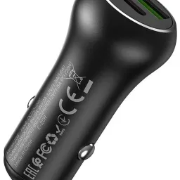 Încărcător auto Hoco Z38 Resolute PD20W+QC3.0 Black