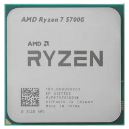 Procesor AMD Ryzen 7 5700G Tray, Silver
