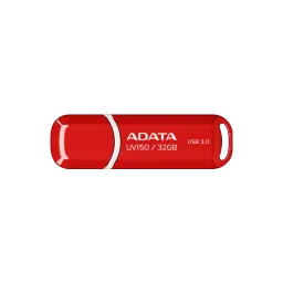 ADATA "UV150", 32GB USB3.1, Red, Plastic, Classic Cap