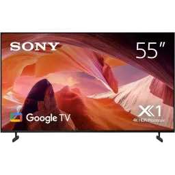 55" LED SMART TV SONY KD55X80LAEP, 4K HDR, 3840x2160, Google TV, Black