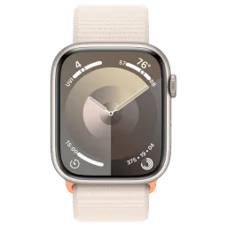 Apple Watch 9 GPS 45mm Starlight Aluminiu Starlight Sport Loop